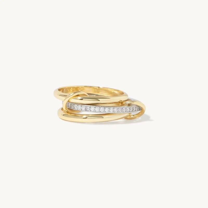 Gold Zirconia Intertwine Ring by Rose & Oliver - product image 3