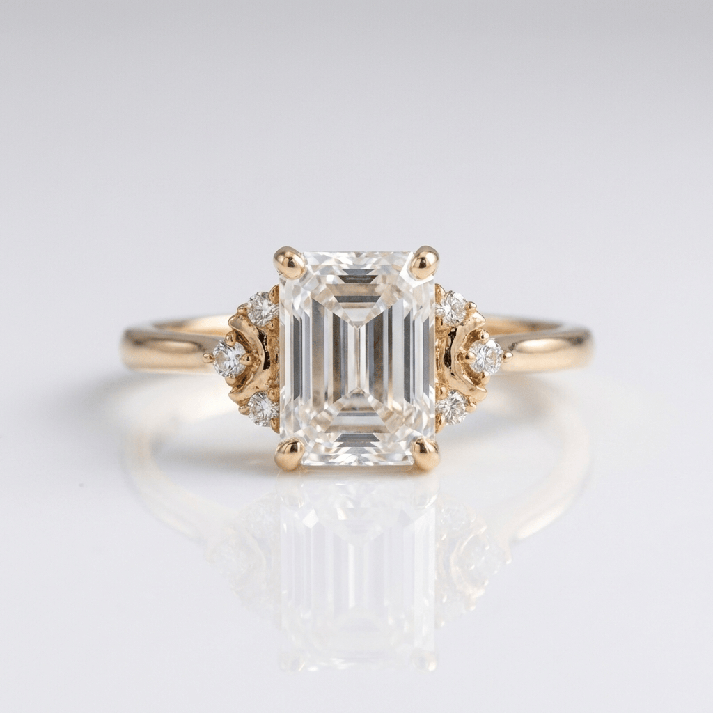 Silver Baguette Diamond Ring by Rose & Oliver - product image 1