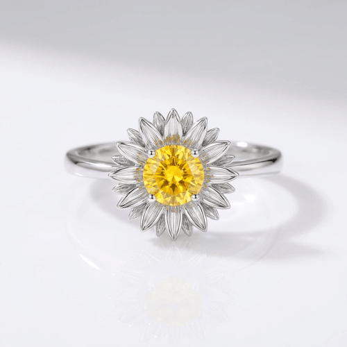 Sunflower Ring - (Adjustable) by Rose & Oliver - product image 1