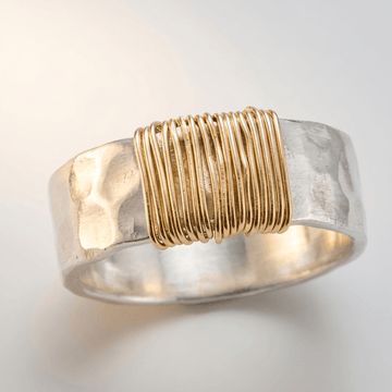 Handmade Silver & Coil Ring by Rose & Oliver - product image 1