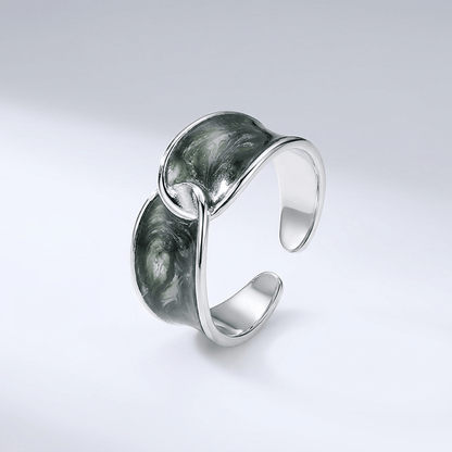 Jade Double Stone Ring - (Adjustable) by Rose & Oliver - product image 5