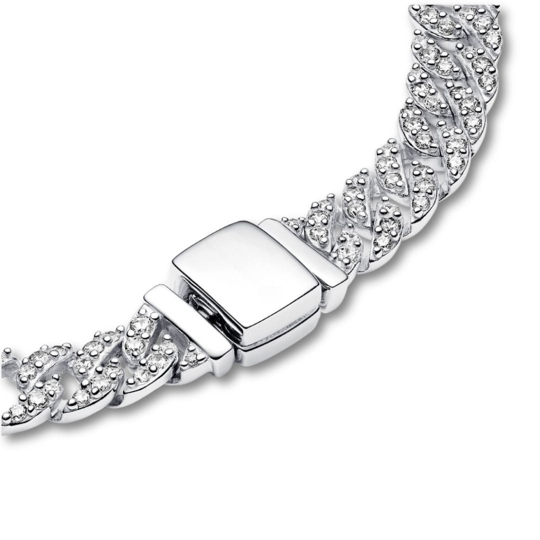 Pave Cuban Bracelet | Gold by Rose & Oliver - product image 8