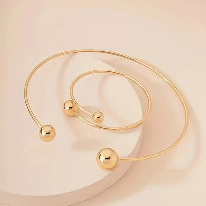 Glow™ | Gold Bracelet Set by Rose & Oliver - product image 4