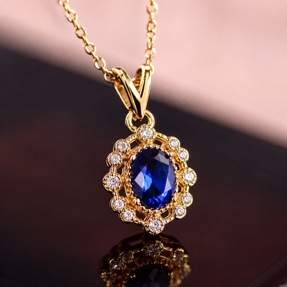 Kavella Noctazure Necklace by Rose & Oliver - product image 1