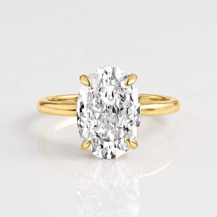 Oval Diamond Solitaire Ring by Rose & Oliver - product image 1