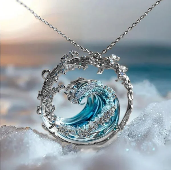 Ocean's Oath Necklace by Rose & Oliver - product image 2