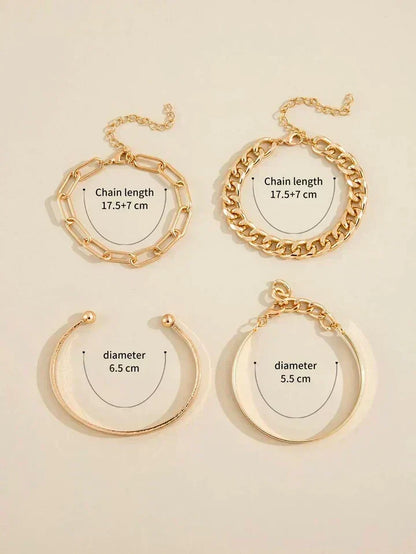 Elan™ | Gold Bracelet Set by Rose & Oliver - product image 4
